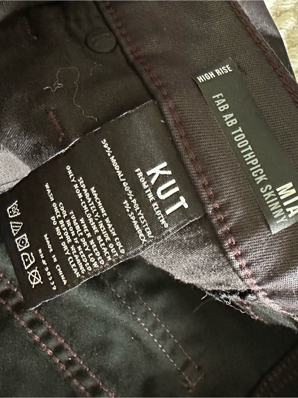 Kut From The Kloth Fab Ab Toothpick Skinny Jeans - Picture 5 of 9
